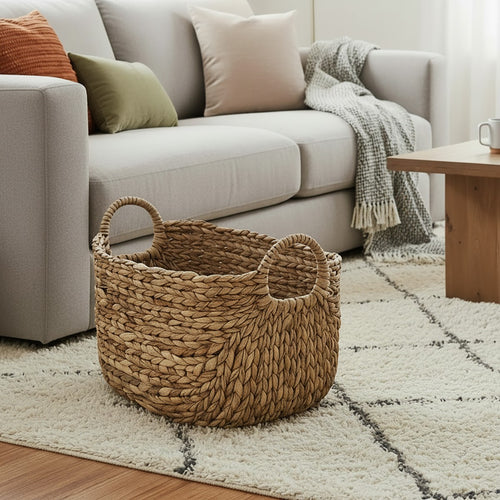 Calicosy - Opbergmand Woonkamer - Beige - 19x36x22 cm