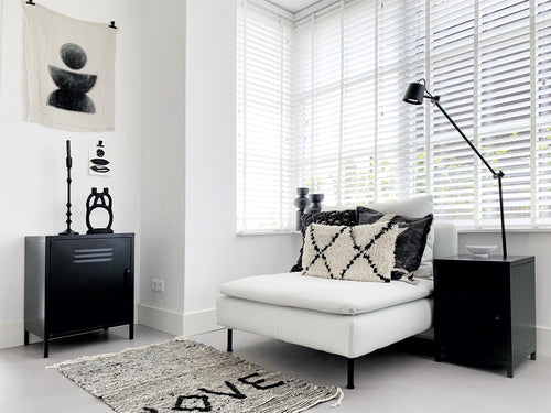 MaximaVida metalen lockerkastje Finn  52 x 40 x 67 cm zwart - vtwonen shop