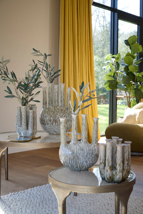 Light & Living vaas BEKAPO - 34x14x48cm - bruin - vtwonen shop