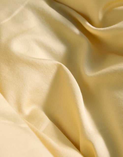 Essenza Minte dekbedovertrek - Lits-Jumeaux - 240x200/220 cm - Yellow straw