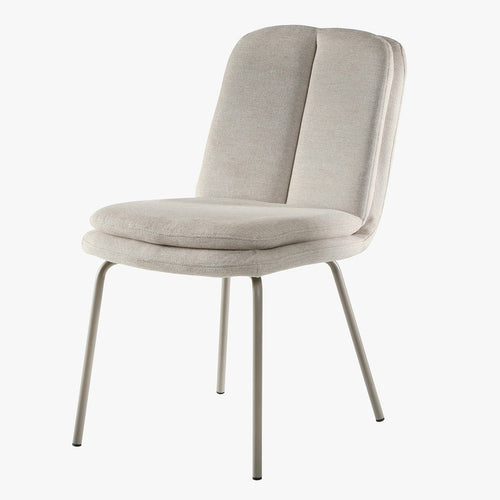 Calicosy - Stoelen set van 4 LYSA - beige 64,5x48x85 cm