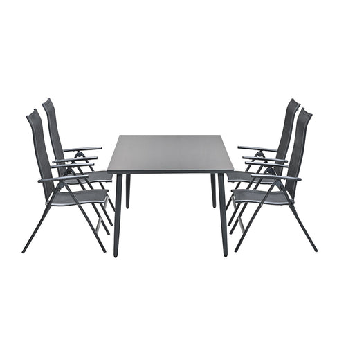 Garden Impressions tuinset Santos - Senna donker grijs - 5-delig