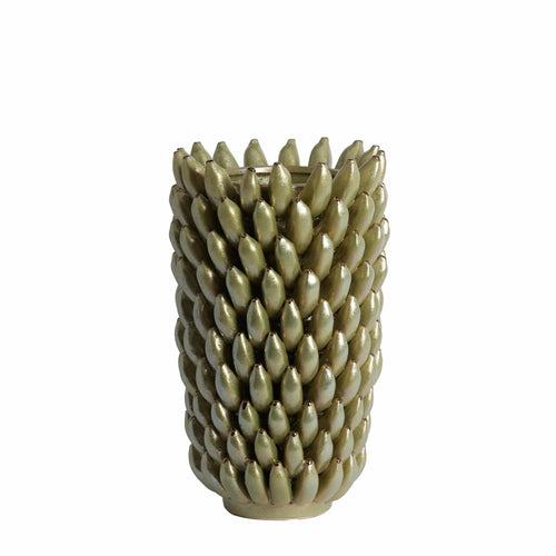 Light & Living vaas Zita - groen - Ø25cm