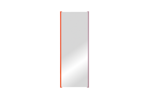 noo.ma Lun full-length wandspiegel 160 x 60 cm, houten frame, Orange Peel & Pale Violet