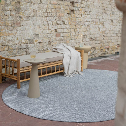 Eva Interior Buitenkleed Dahl Ovaal - Grijs - Dubbelzijdig - 200 x 290 cm - vtwonen shop