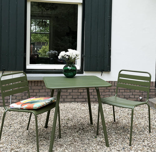 MaximaVida metalen tuinset Max olijfgroen 80 cm