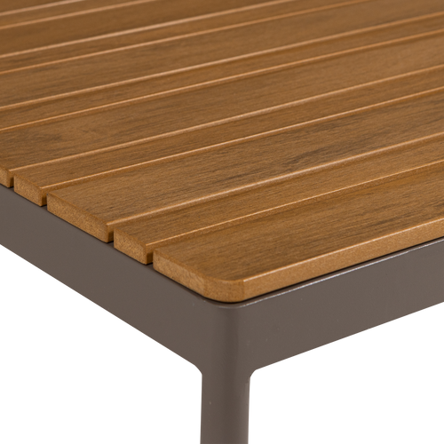 WOOOD loungeset Modulair tuin Zaro - Metaal/Polywood - Beige - 65x183x67