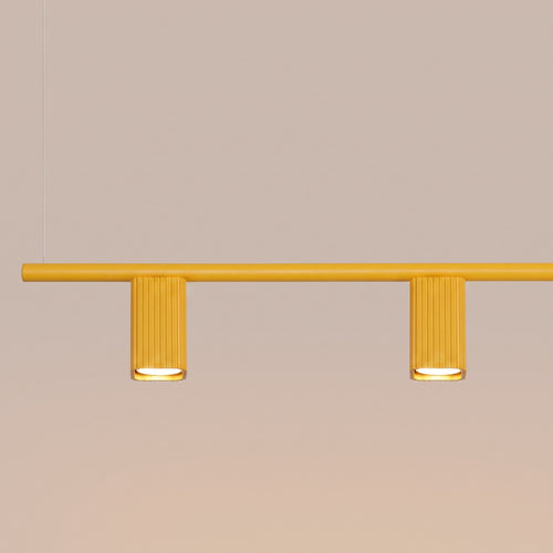 Sollux Lighting Kroonluchter RAYO 4 geel - 122x6x208cm