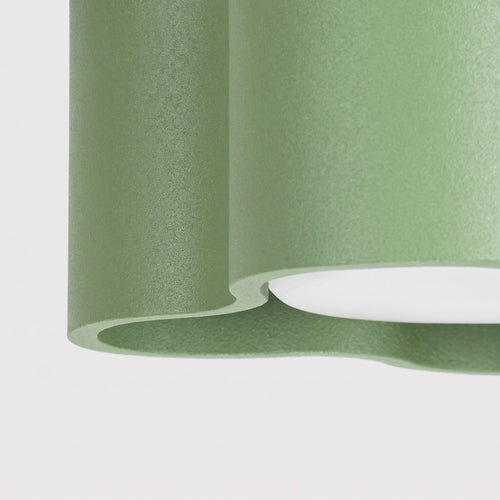 Sollux Lighting Plafondlamp OVIO 1 saliegroen Gx53 - 12x12x6cm