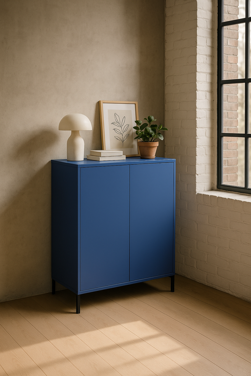 Multifunctioneel opbergmeubel blauw - vtwonen shop