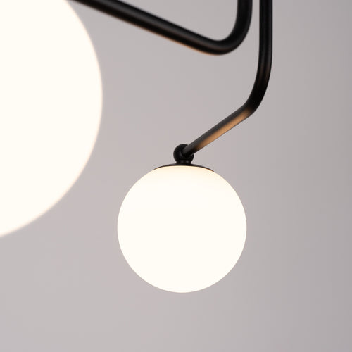 Sollux Lighting Kroonluchter ASTRAL 3 zwart - 62x62x29cm