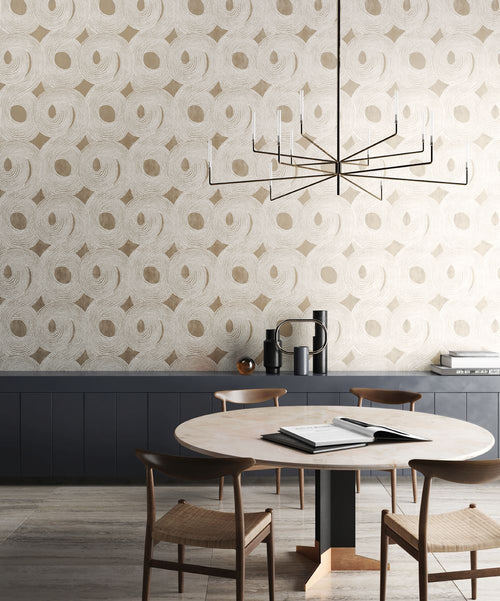 Masureel behang grafisch motief grijs - 53 cm x 10.05 m - 630857 - vtwonen shop