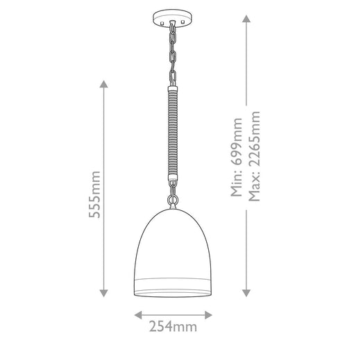 Kuppelförmige Pendelleuchte, traditionelles Erbe, Messing, 1 x E27