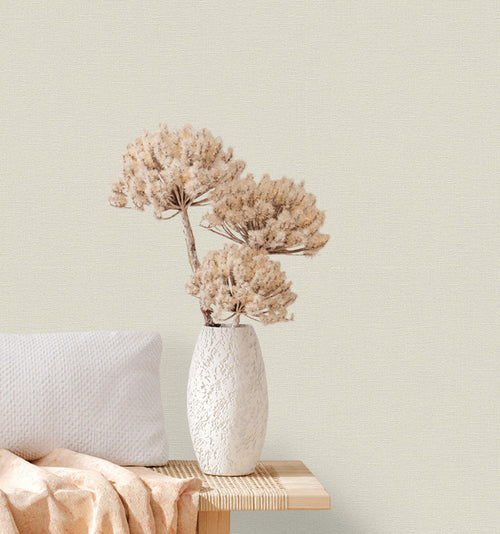 A.S. Création behang effen beige en crème - 53 cm x 10.05 m - AS-376031 - vtwonen shop