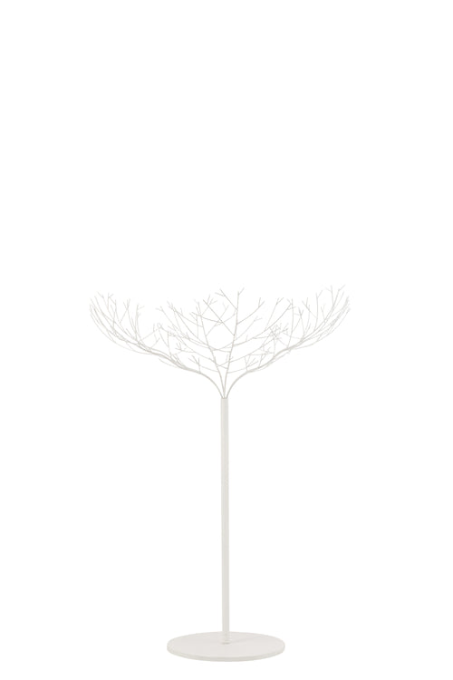 J-Line decoratie Boom - metaal - wit - medium - vtwonen shop