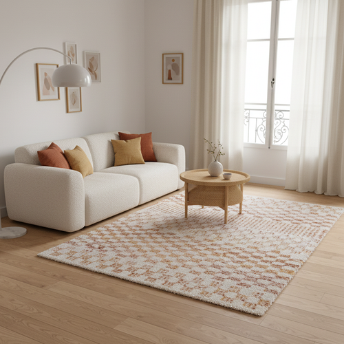 AFK Living vloerkleed  Boho - shaggy - terracotta - 160 x 230 cm
