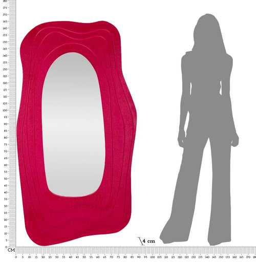 Mauro Ferretti wandspiegel - 90x4x165 cm - fuchsia