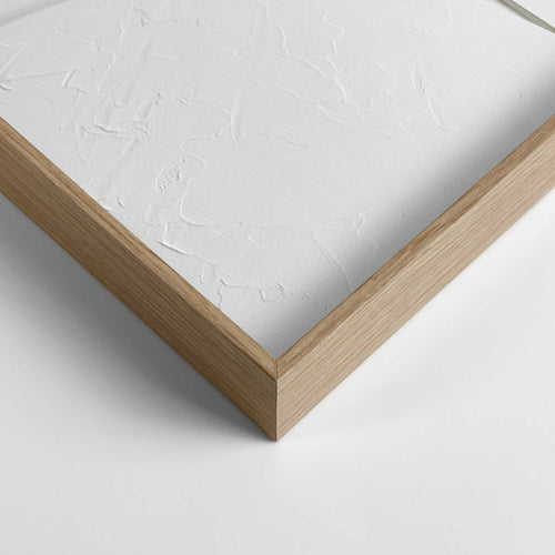 Reinders Saturn White schilderij 3d art -  wit - woonkamer - 100x70cm