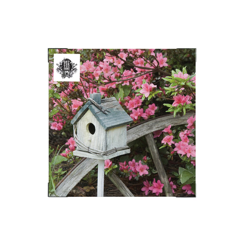 Art for the Home Buitencanvas - Vogelhuisje - 50x50cm