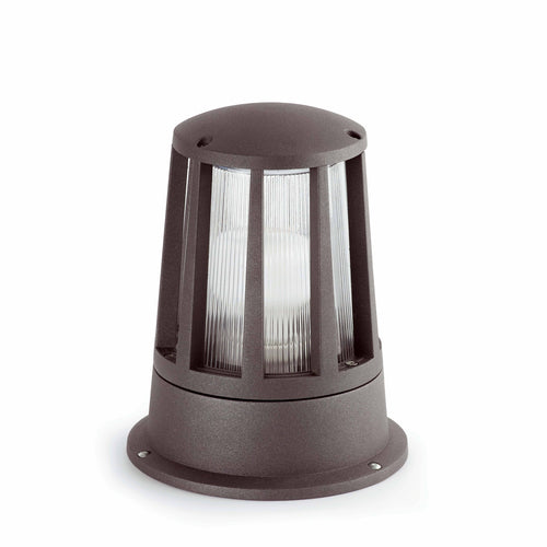 Faro Surat - 1 Licht Buitenlamp Sokkel Licht Donkergrijs IP54, E27