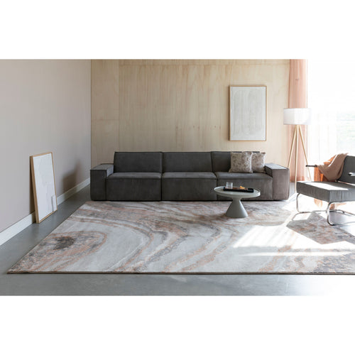 Zuiver Solar Vloerkleed 200x290 Grijs/Terra - vtwonen shop