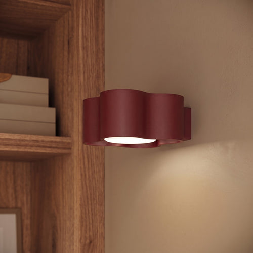 Sollux Lighting Plafondlamp OVIO 1 bordeaux Gx53 - 12x12x6cm