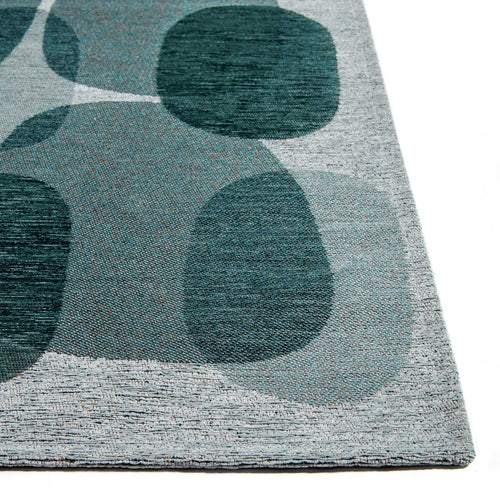 Lola&Moi vloerkleed Green Eggs - turquoise - 200x280cm