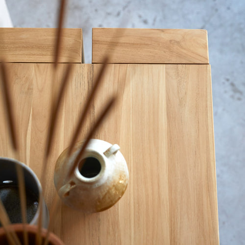 Tikamoon Massief teakhouten dressoir 210 cm - Naturel