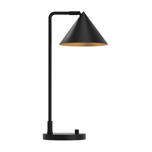 Schreibtischlampe Modern Matt Schwarz 1x E27
