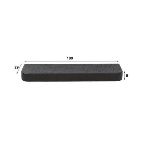 Giga Meubel Wandplank Metallic - Grijs Metaal - 100x29x8cm