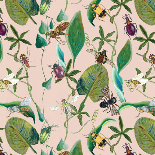 Catchii Behang Flourishing Flora zacht roze