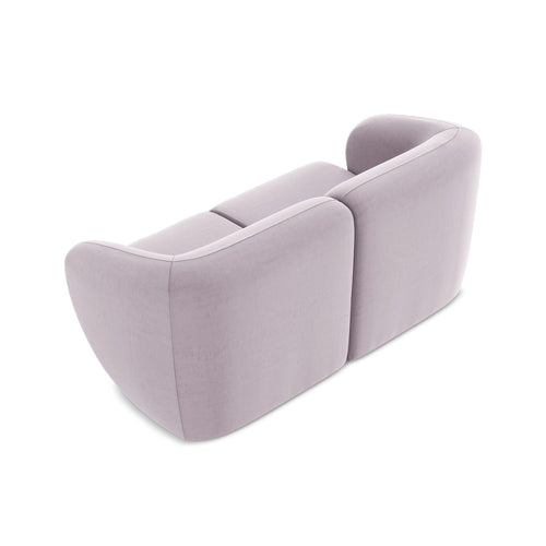 LaMiaSofa Tweezits modulaire bank Cervo - velours - lavendel - 174x94x75