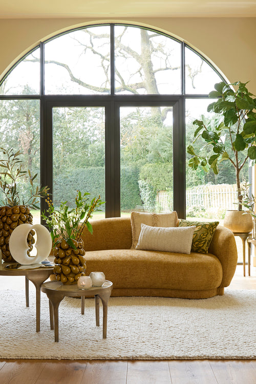 Light & Living bank UVITA - geel - 191x93x73cm