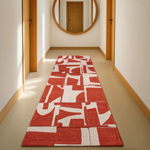 Louis De Poortere vloerkleed Rust - rood - 80x250cm