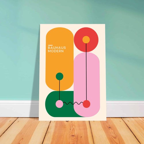Artfulprints  Bauhaus - Modern art   poster 30x40 cm - vtwonen shop