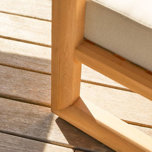 Tikamoon Tuinfauteuil in massief teak - Wit - vtwonen shop