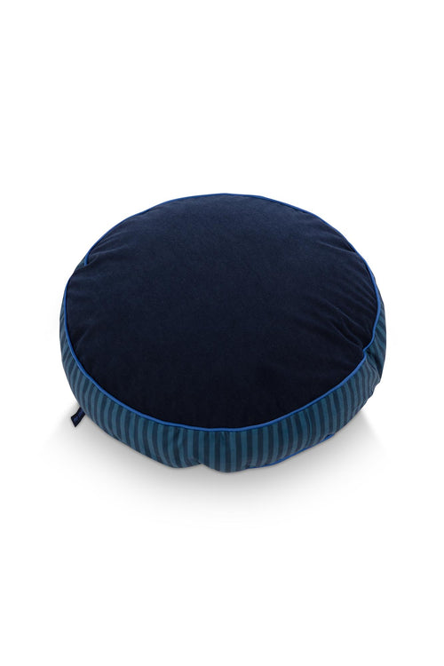 Pip Studio Sierkussen Alfombra Blauw Fluweel 40 x 40 cm