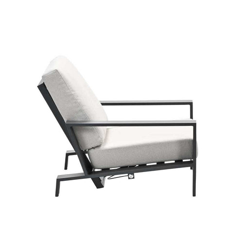 Lincoln verstelbare fauteuil - carbon black - desert sand