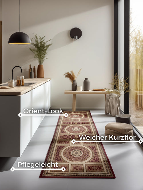 Nouristan Herat Orient Teppich Guzara Red 200x280 cm - vtwonen shop