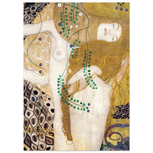 Artfulprints  Gustav Klimt - Water snakes   poster 50x70 cm - vtwonen shop