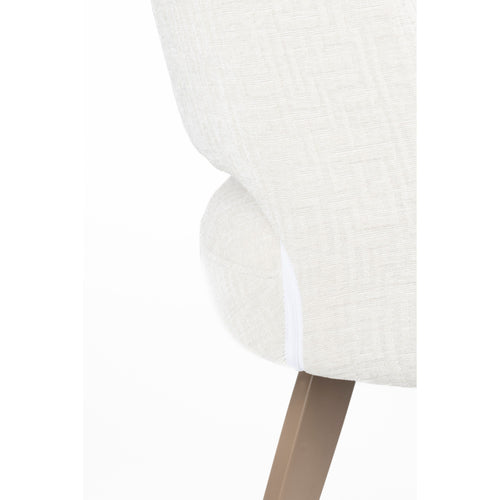 Housecraft Living Yves Eetkamerstoelen Wit - Set van 2