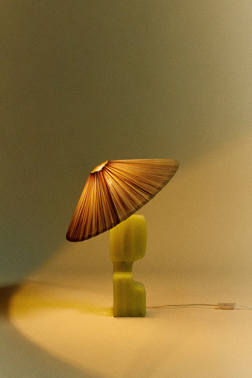 HKLIVING tafellamp Column – lime - vtwonen shop