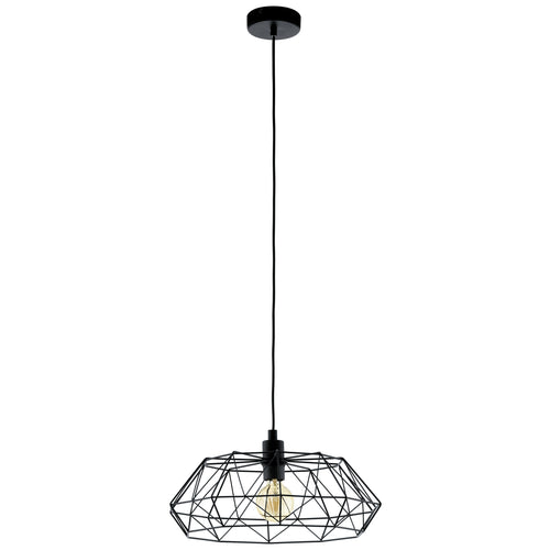 EGLO hanglamp Carlton 2 - e27 - ø 45,5 cm - zwart - vtwonen shop