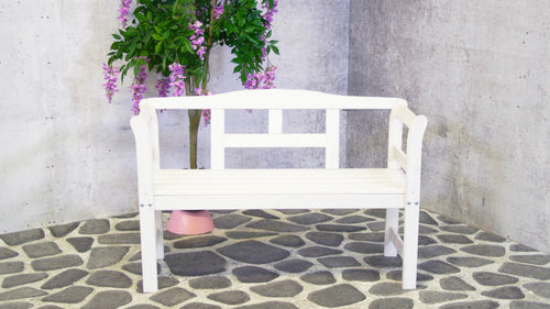 SenS-Line - Friesen Tuinbank 113cm - 2-zits - Wit