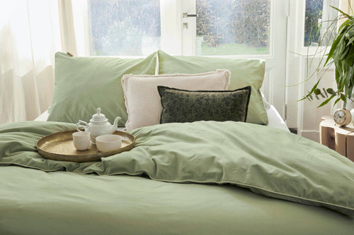 Walra - Dekbedovertrek Sweet Softy - 260x220 cm - Groen