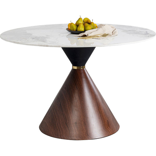 Kare Design Eettafel Cono Ø120cm keramiek - vtwonen shop