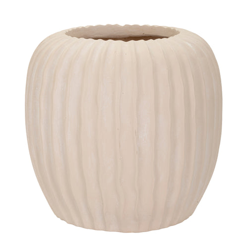 Mauro Ferretti vaas - Ø 26,5x26 cm - crème