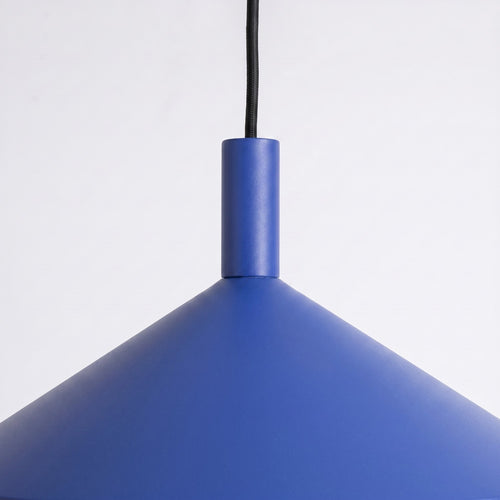Sollux Lighting Hanglamp NOX 40 ultramarijn - 40x40x135cm