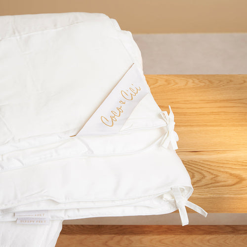 Coco & Cici - Tencel Lente / Herfst Dekbed 140 x 220 cm - 1 Persoons Beddengoed - Lyocell - Hypoallergeen & Extra Zacht - Wit - vtwonen shop