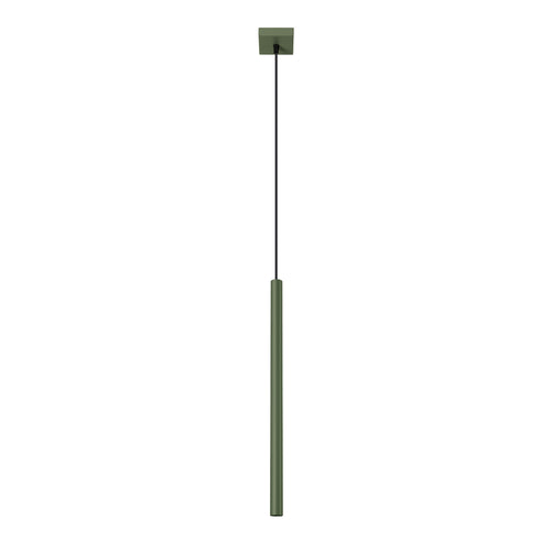 Sollux Lighting Hanglamp PASTELO 1 olijfgroen - 8x8x114cm